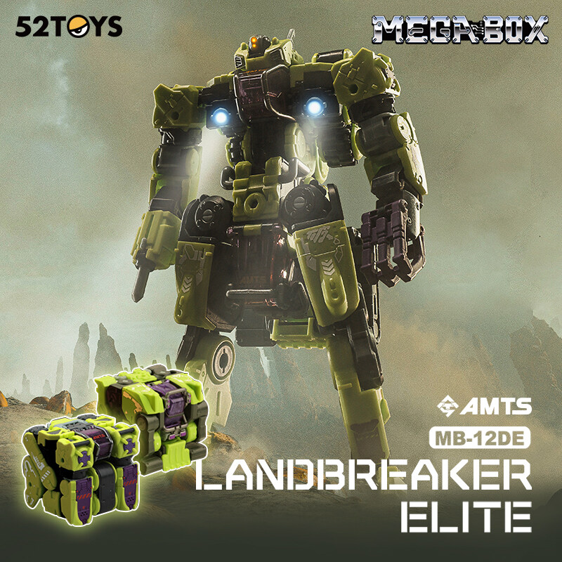 52TOYS MEGABOX MB-13DE LANDBREAKER ELITE Mecha Deformation Action Figure Portable Model