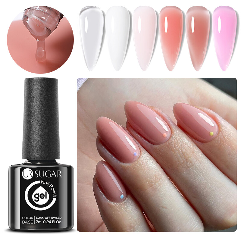 Ur sugar khô nhanh móng gel giả nali đánh bóng uv ngâm nghệ thuật 7.5ml