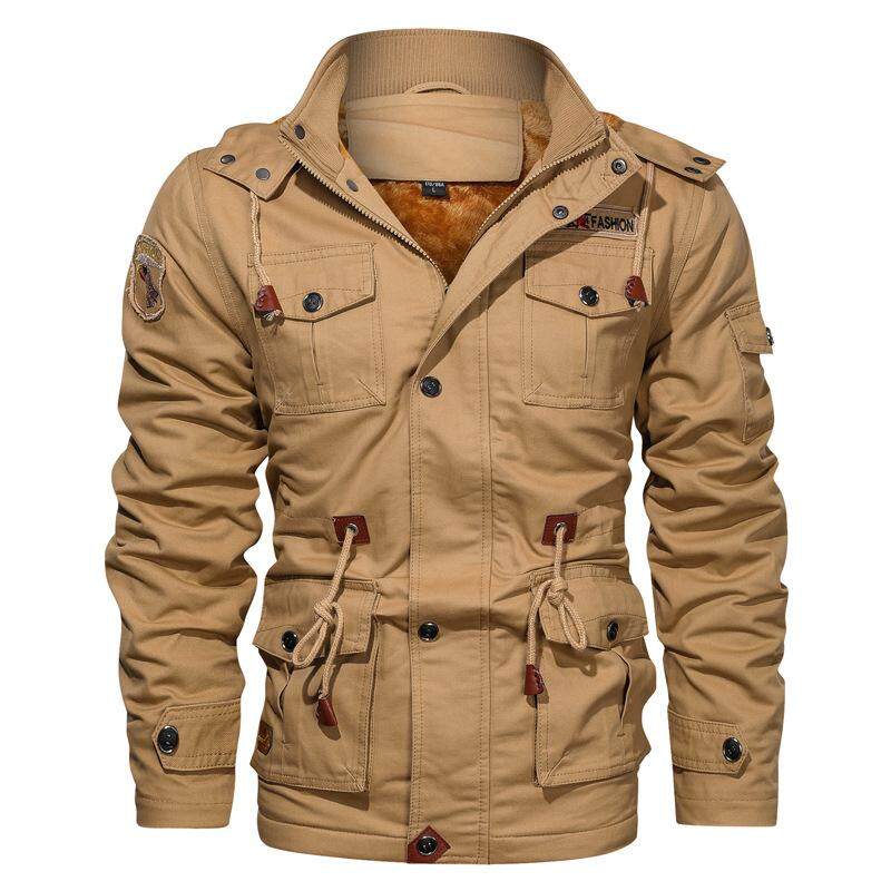 men's winter fleece inner jacket coat thick warm