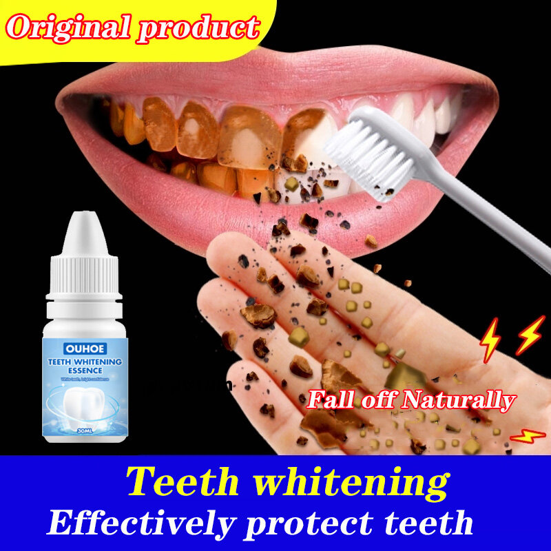 Gambar ?Buy 2 Get 1 Free?Whitening Tooth Washing Liquid Teeth Whitening Serum Original Essence Tooth Liquid 30ml Removal of tooth dirt, tartar and yellowing Teeth cleaning Effectively protect teeth