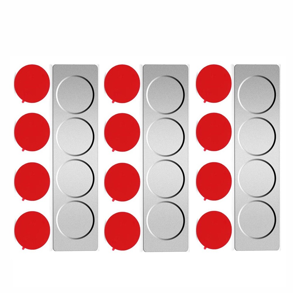 Gambar 4 12 15 pcs Magnetic Spice Jars Base Stainless Steel Spice Tin Wall Mounted Plate rack for Magnetic Spice Container Tin