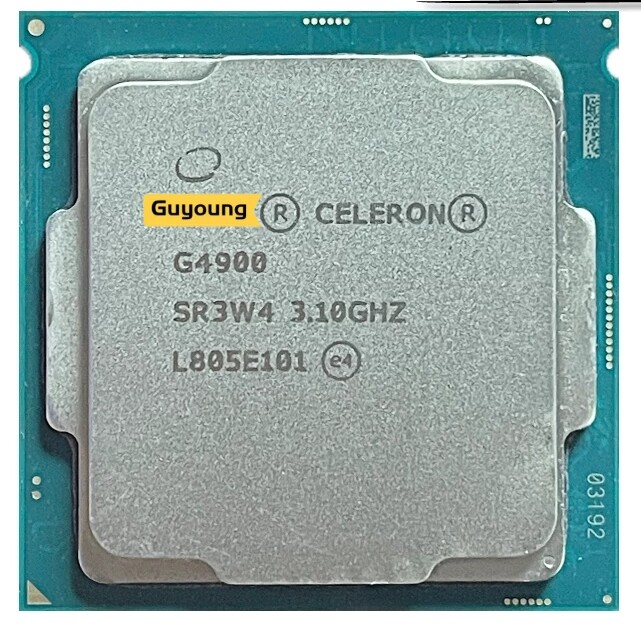 Celeron g4900 3.1 ghz ren kép lõi kép đã qua sử dụng 54w bộ xử lý cpu lga 1151