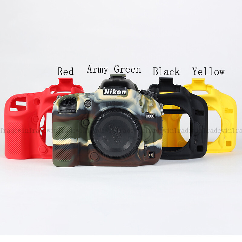Nikon D600 cao su Silicone mềm thân máy Trường hợp bìa cho Nikon D600