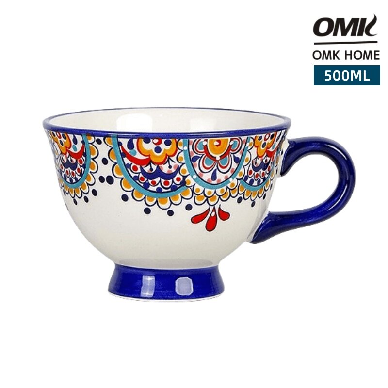 OMK American Ceramic 500ML Breakfast cup Mugs coffee ราคา 378 บาท*ส่งฟรี