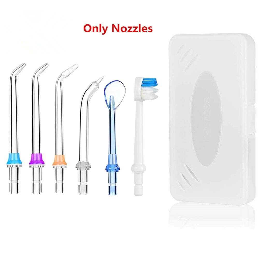 Gambar ?Ready? AG TipsBox Compatible HF2 HF5 HF6 HF9 Water Dental Flosser Tips WaterCleaning Teeth Electric Portable