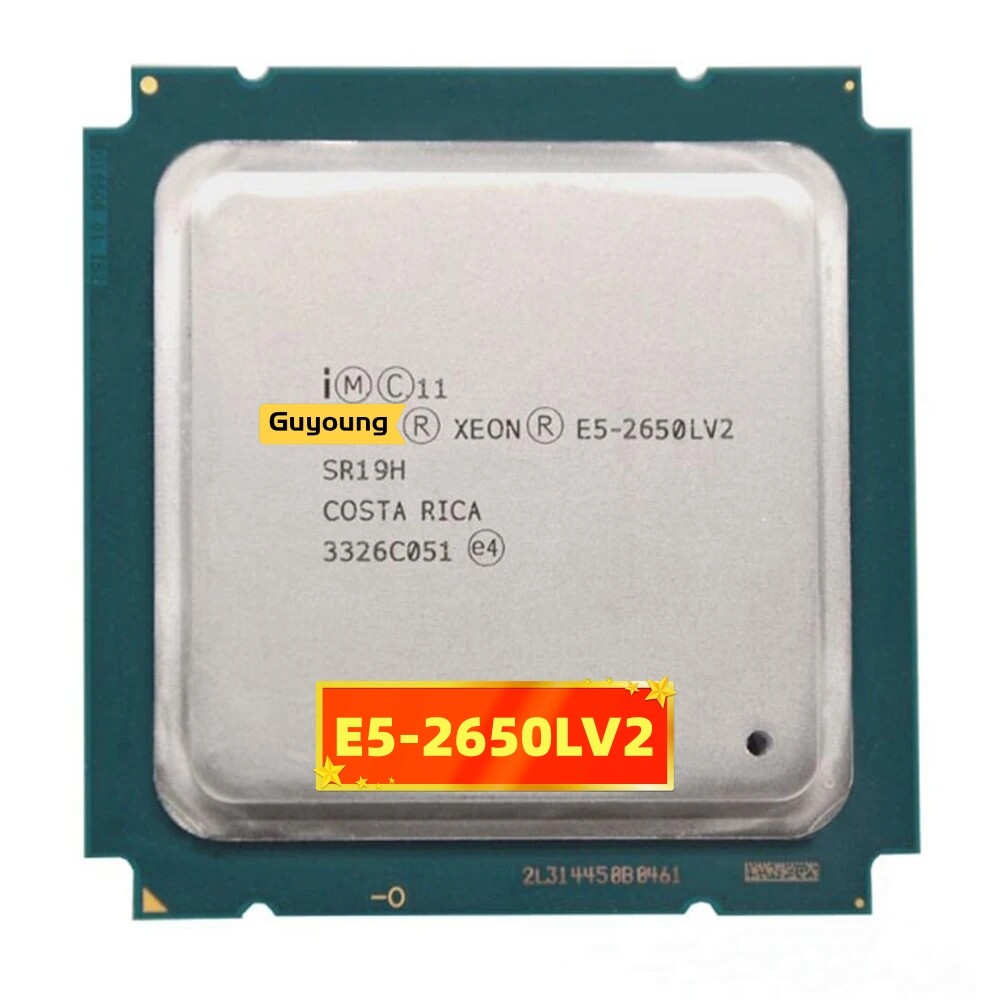 Yzx xeon e5 2650lv2 e5 2650l v2 e5-2650lv2 cpu sr19y 1.70ghz 10-core 25m lga2011 bộ vi xử lý