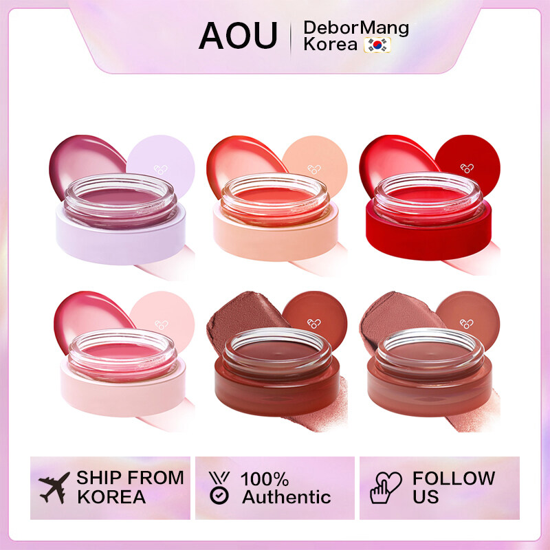 AOU Glowy Tint Balm 3.5g  / Floofy Matte Balm 4.5g