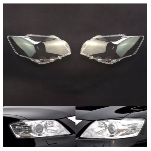 2-Piece Headlight Washer Cover For Toyota Camry ACV40 2006-2009 - Left & Right Nozzle Cap Replacement - View #10