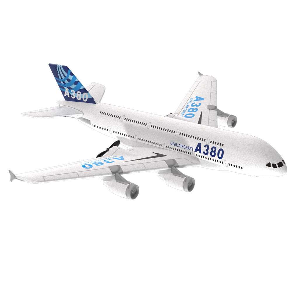 Miễn phí vận chuyển! A380 Airbus RC máy bay 2.4GHz cánh cố định điều khiển từ xa tàu lượn mốp xốp EP