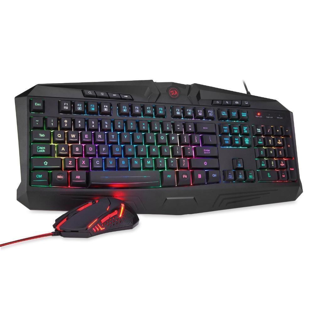 Redragon Gaming Keyboard & Mouse Combo S101 RGB LED Backlit Keyboard and Mouse Set 16 b6a9e60f65f7713792aea5800a5d1e54