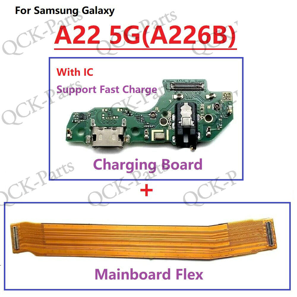 Cho Samsung Galaxy A22 5g sạc đế sạc USB bo mạch Cổng kết nối chính Cáp chuyển đổi mạch chủ cho A22 4G