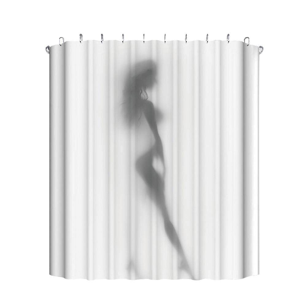 Waterproof Fabric Various Pattern &12 Hooks Bathroom Shower Curtain Multichoice
