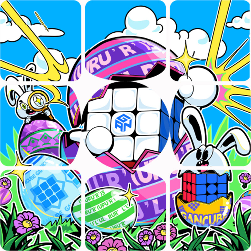 GAN Cube Stickers For Speed Cube GAN Cube Stand Cube Storage Bag