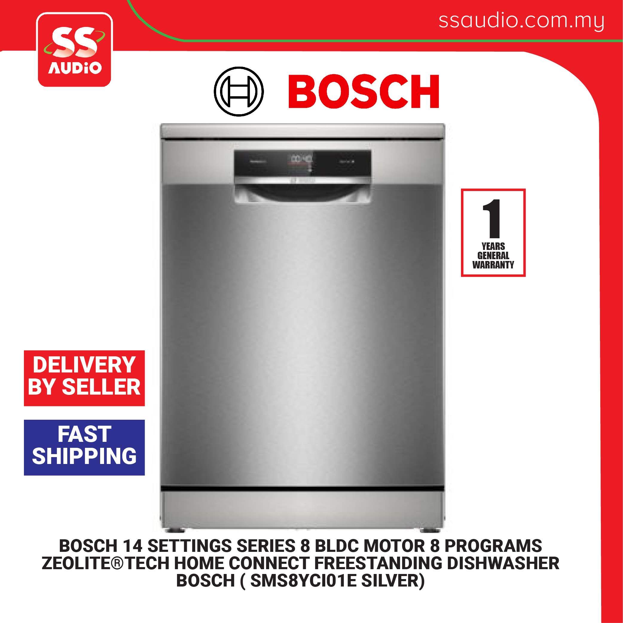 Shop Latest Bosch Dishwasher Series 8 Online | Lazada.Com.My