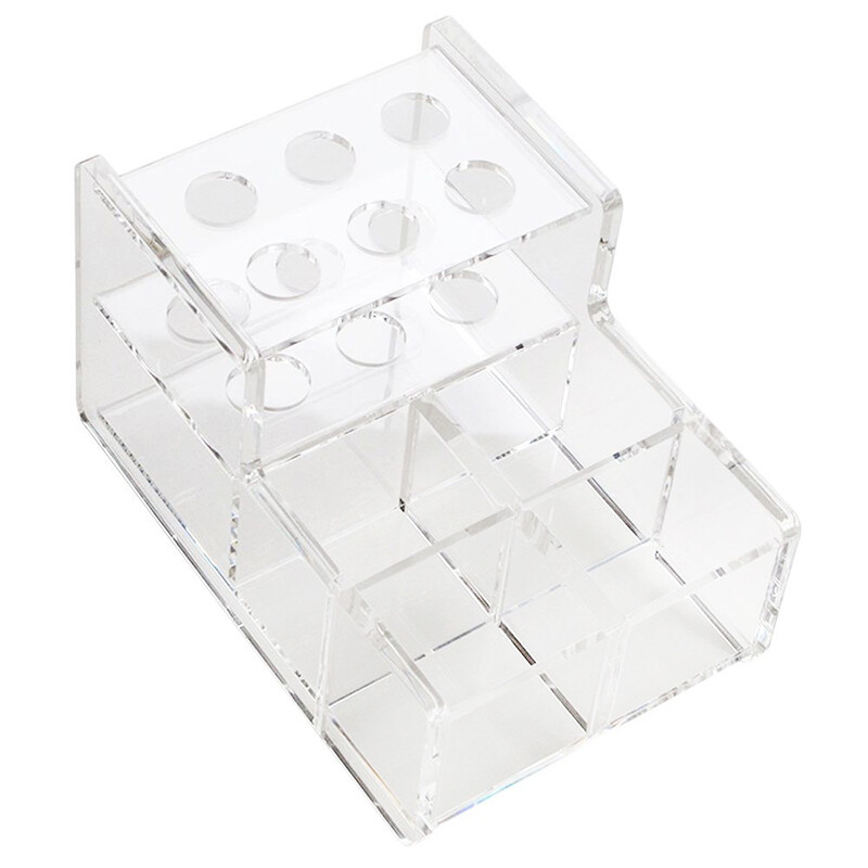 Gambar 1PCS Dental Transparent Adhesive Resin Acrylic Organizer Holder Case 3 Types