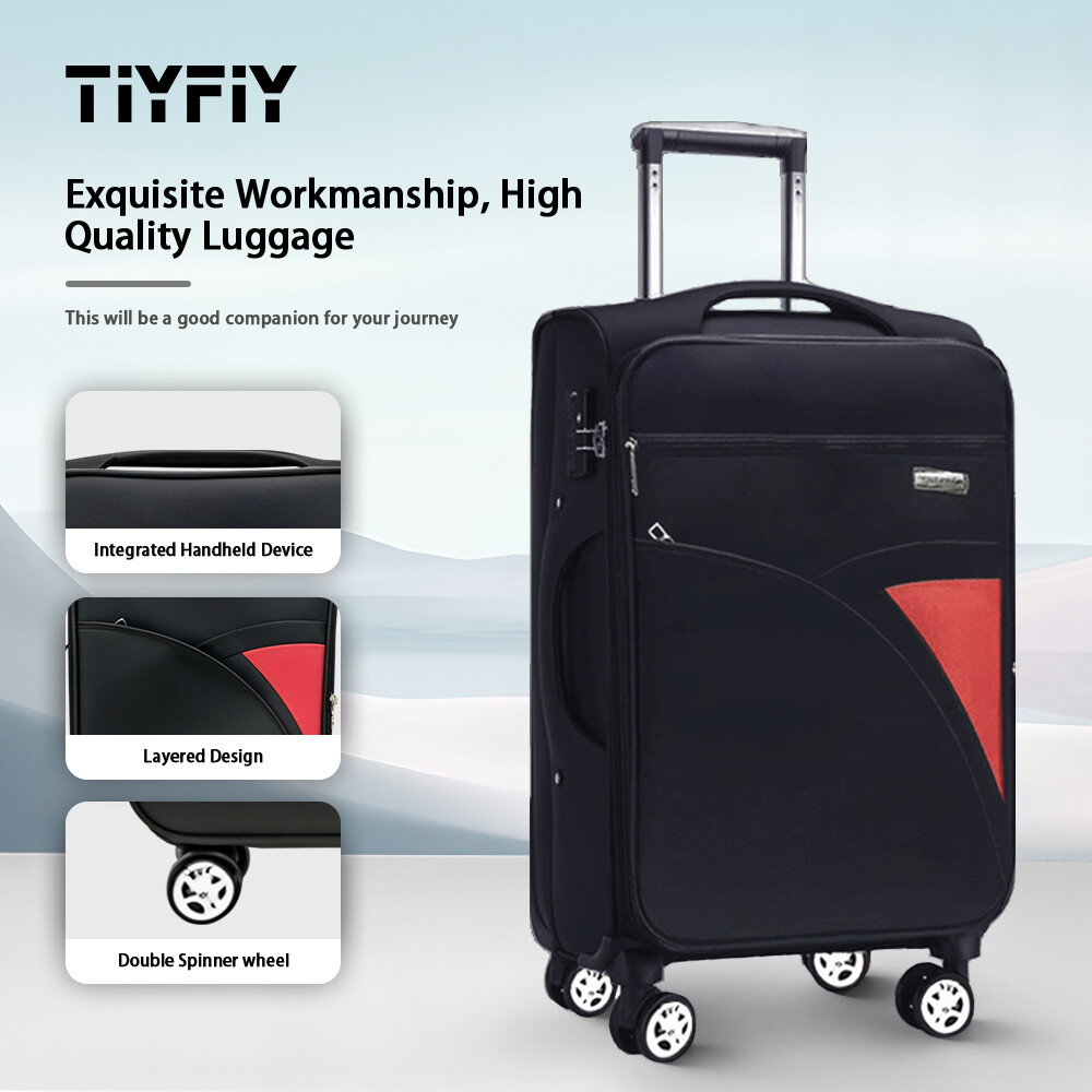 Muji Hard Carry-On Suitcase (36L) Adjustable Handle, Polyester