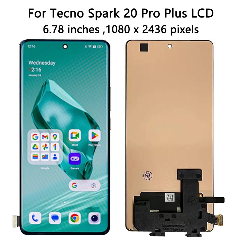 Xd Incell màn hình cho TECNO Spark 20 Pro cộng với kj7 Màn hình LCD màn hình + Bộ số hóa cảm ứng cho