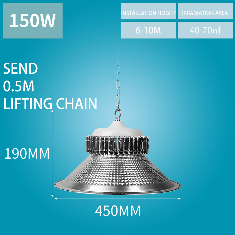 LANGYUE Đèn Chiếu Sáng Công Nghiệp Chống Nước 6500K Cho Nhà Kho Đèn Chiếu Sáng Sân Vườn Nhà Để Xe Nhà Xưởng Đỗ Xe Phòng Tập Thể Dục Chùm Rộng E27 Siêu Sáng