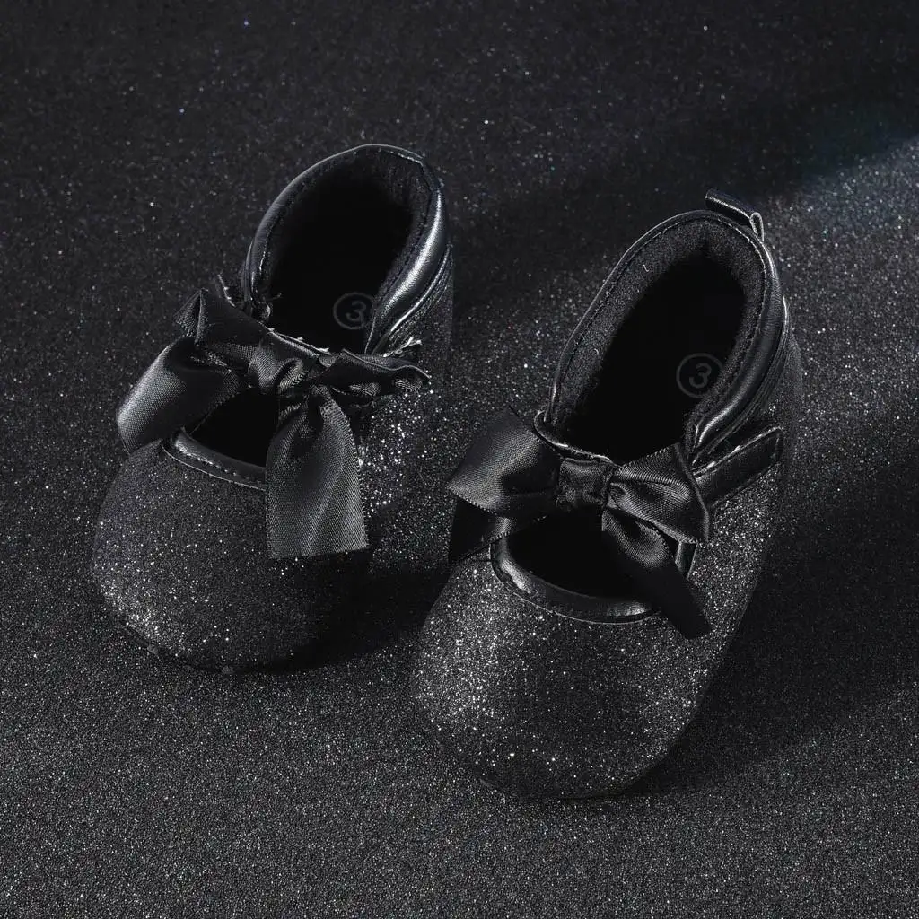 glitter baby shoes