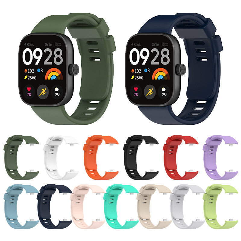 Silicone Watch Band For Redmi Watch 4 Smart watch Strap Sport Wristband