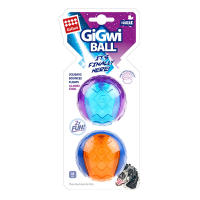 GIGWI Pet Toys G-Ball Toys S / M / L Series Transparent Interactive Dog Ball Toy for Dogs Bite Resistance Elasticity Dog Toy