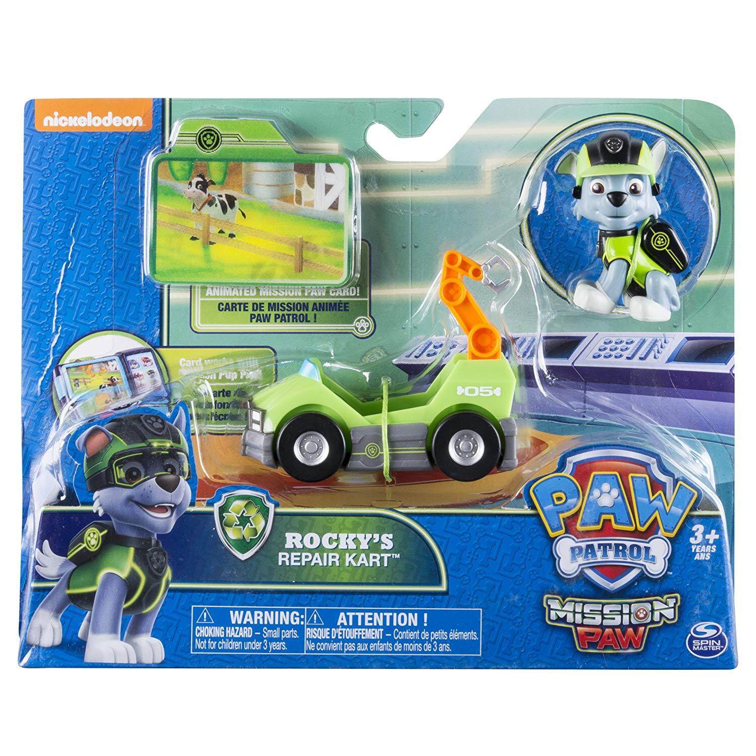 paw patrol mini vehicle with figure