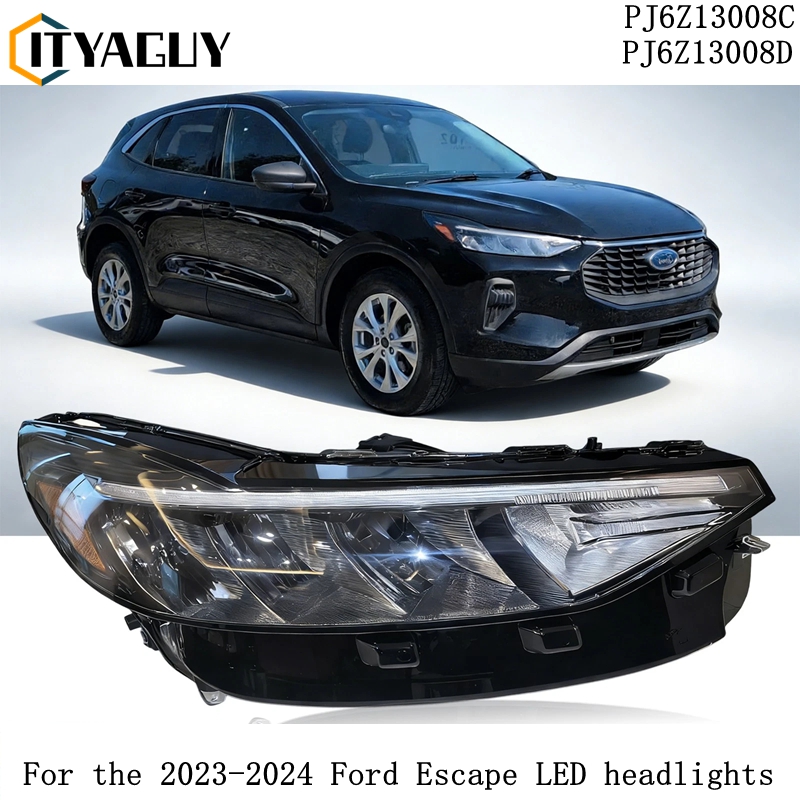 PJ6Z13008C PJ6Z13008D For 2023 2024 Ford Escape LED Headlight Black Lamp ราคา 16,741 บาท*ส่งฟรี