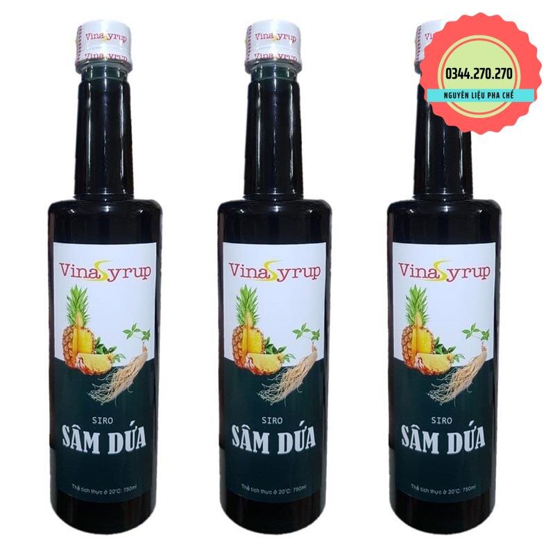 Siro Sâm Dứa Vina Syrup - Chai 700ml