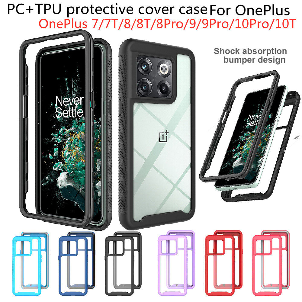 Ốp lưng cho oneplus 10t 10 pro oneplus 9 9pro oneplus 8 pro 8t oneplus 7 7t ốp lưng bảo vệ pc + tpu thiết kế giảm xóc