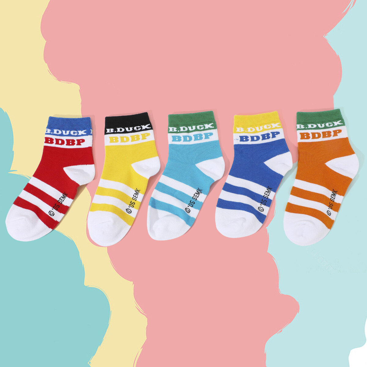 B.Duck Children s Socks Boys Four Seasons Breathable Non Slip Floor Socks