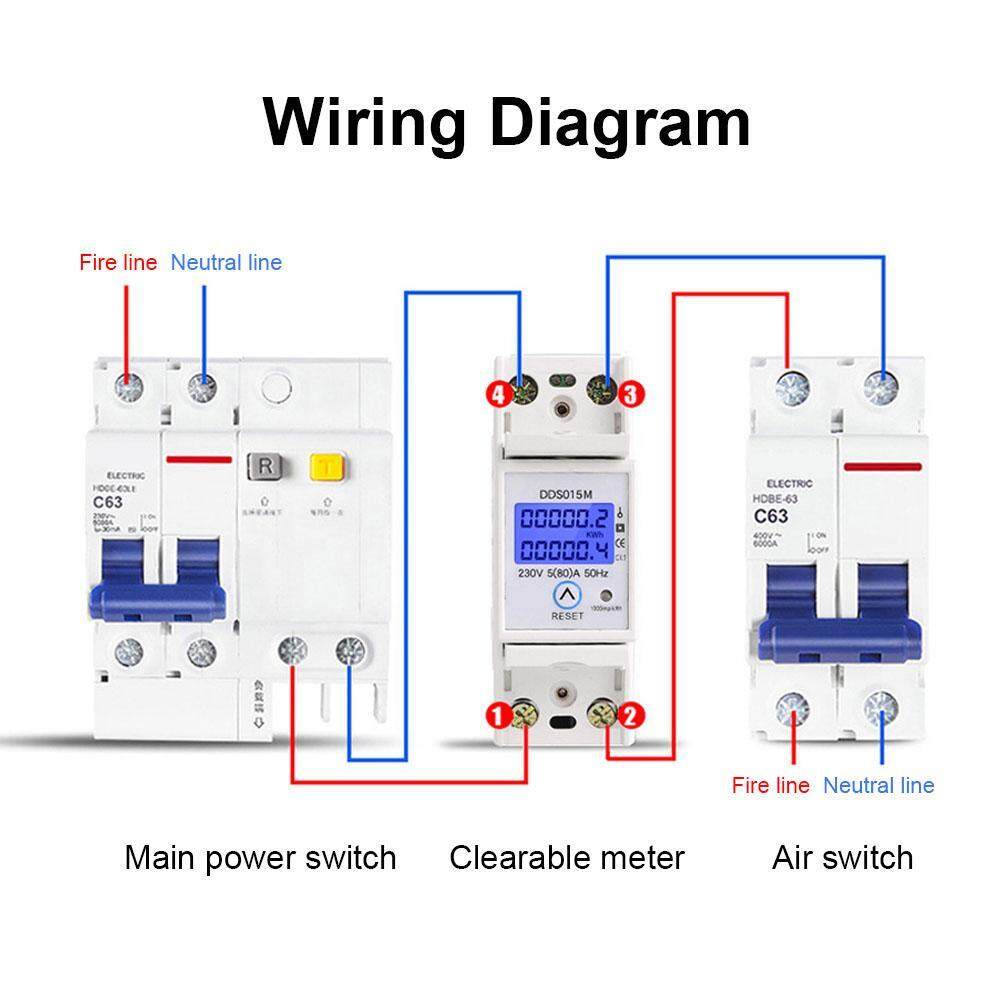 amp meter ct wiring diagram