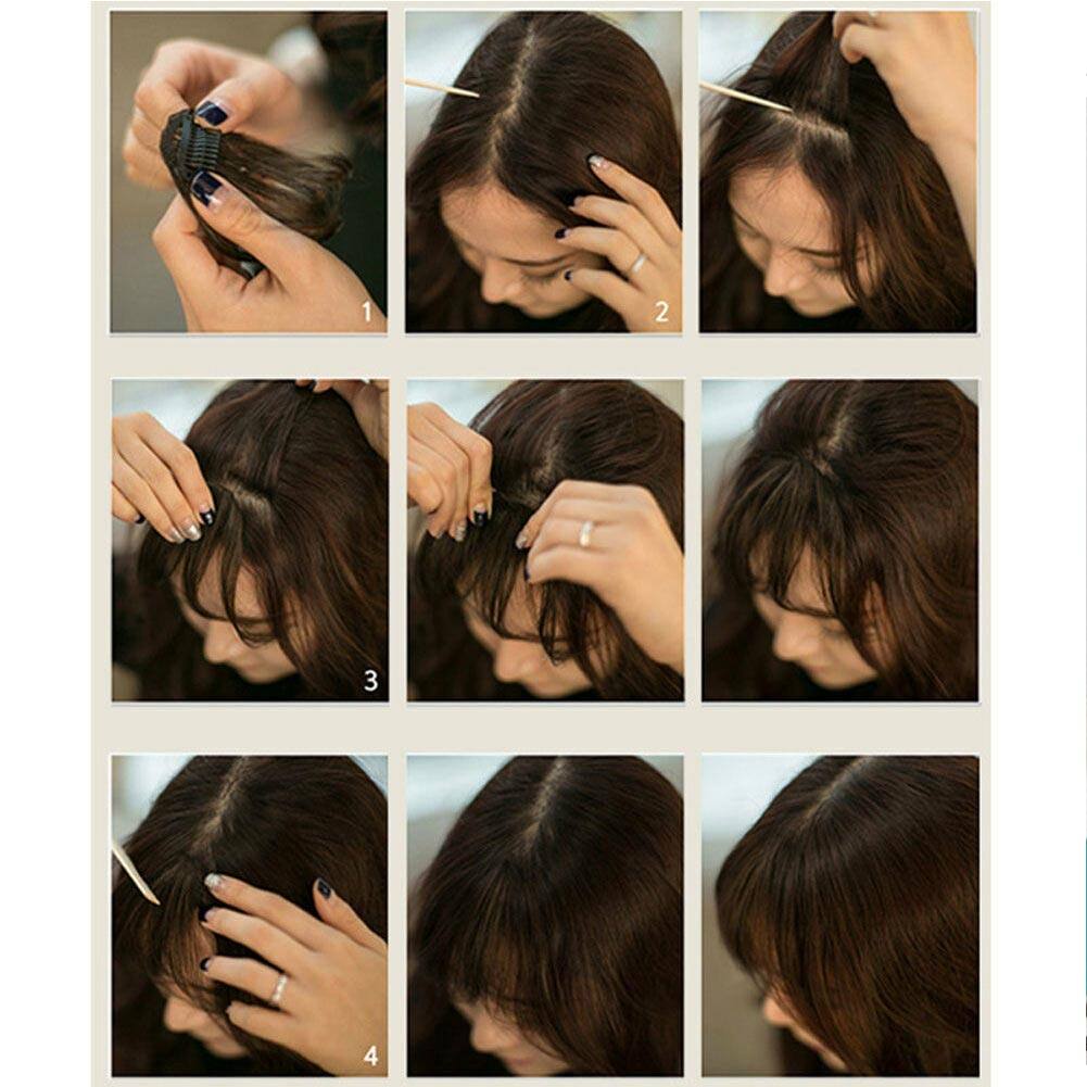 Ready Stocks Female Wig Hair True Hair Thin Neat Air Bangs Fake Hair  Seamless Clips In Front Fringe Girls Hairpiece ZenababyShop - Tóc giả, Tóc  nối 