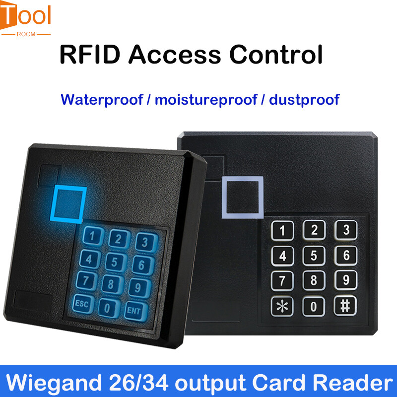 Thiết bị mở cửa khóa rfid Wiegand 26/34 đầu ra 125Khz 13.56MHz thẻ kiểm soát truy cập Đầu đọc chống bụi chống thấm nước