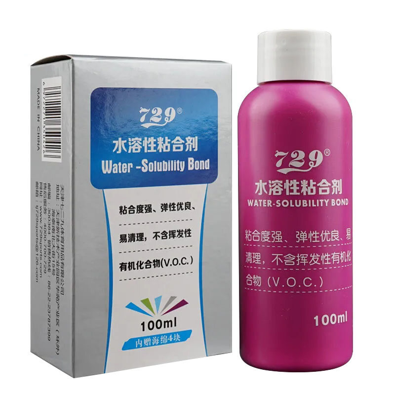 Cao su keo VOC miễn phí chuyên nghiệp vô cơ bóng bàn keo trái phiếu 729 tình bạn gốc hòa tan trong nước trái phiếu cho bóng bàn