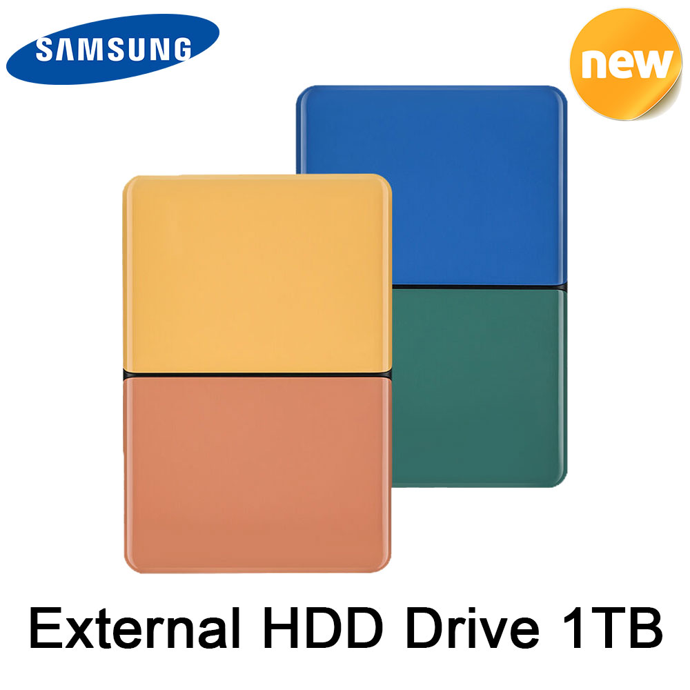 SAMSUNG HX-MK10M1Z 1TB External HDD Drive 1TB Custom Six Color Panels Korea ราคา 5,079 บาท*ส่งฟรี