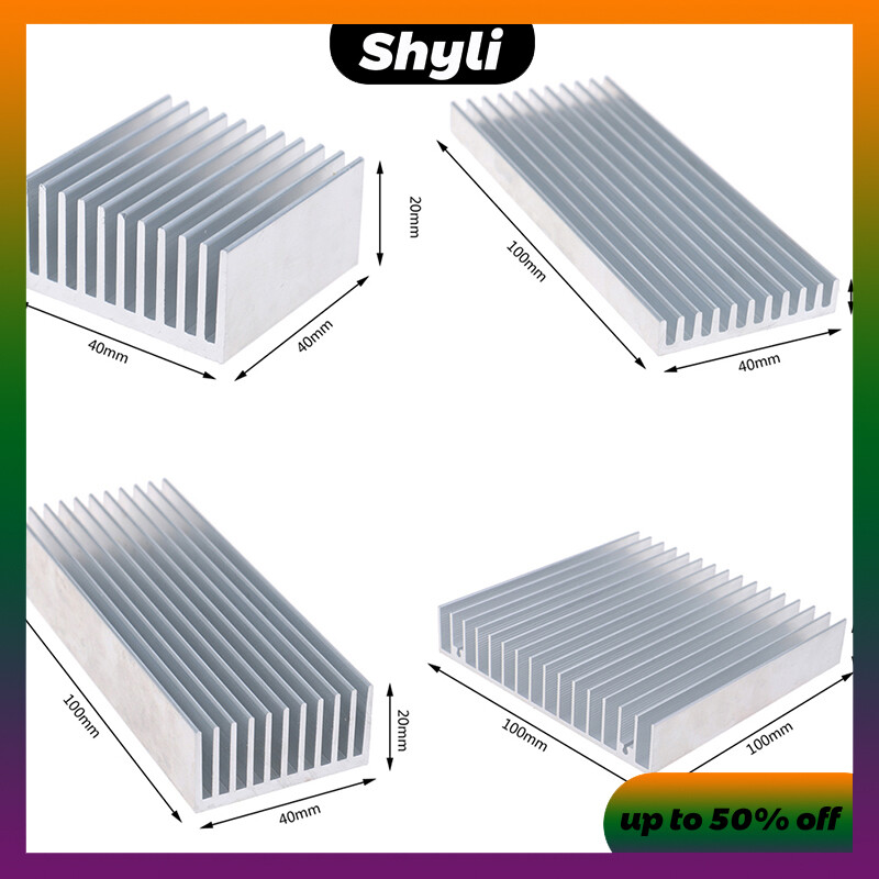 Shyli tản nhiệt nhôm ép đùn cho chip ic led công suất cao bộ tản nhiệt tản nhiệt