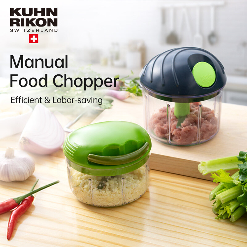 KUHN RIKON Vegetable Chopper Manual Blender Food Processor Nuts Onion Garlic Mincer Meat Grinder Fruits Veggies Cutter Kitchen Tool ราคา 919 บาท*ส่งฟรี