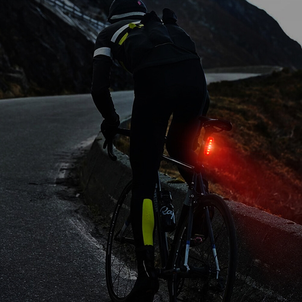 Đèn LED pha + đèn hậu gắn vào xe đạp