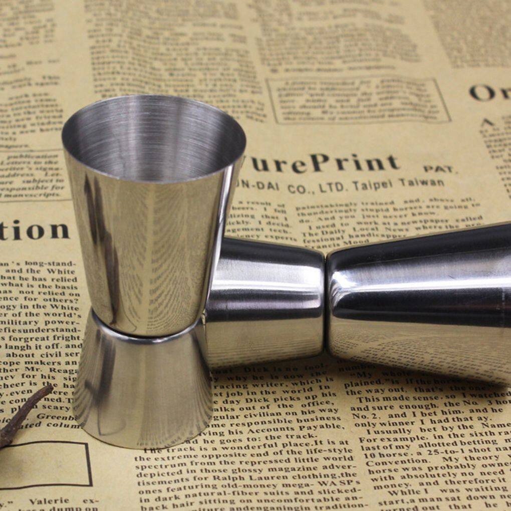35/50ml Stainless Steel Bar Measures Jigger Party Wine Cocktail Dual Spirit Drink Measure Cup