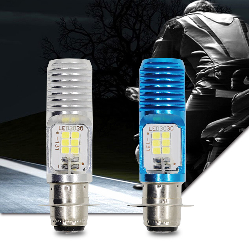 Motorcycle LED Headlight Bulbs H6M P15D LED HI LO Beam 6500K LED MOTO
