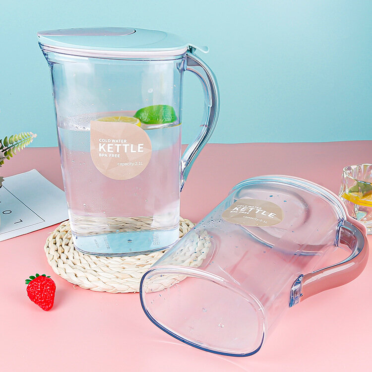 Gambar ?? Ready Stock?? Heat resistant Cold Kettle Household Portable Refrigerator Refrigerated Juice Drink Kettle