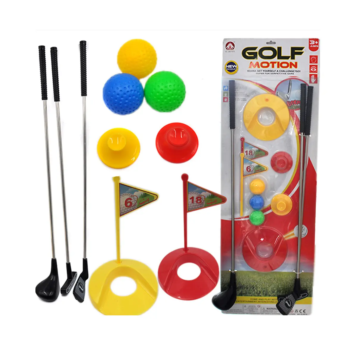 plastic toy golf set