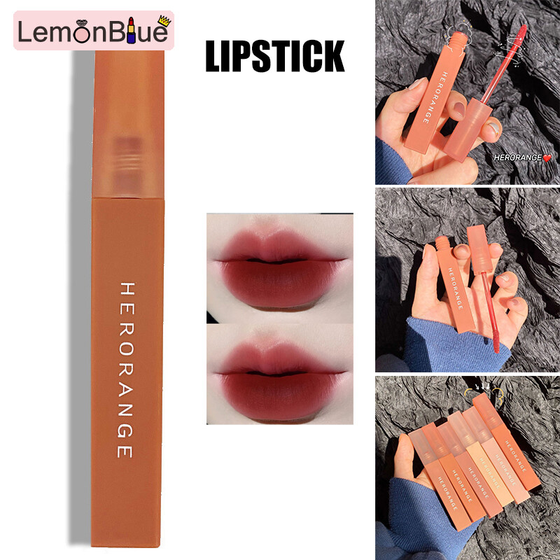 Gambar LemonBlue 6Color Lipstick not Easy to Fade Moisturizing Long Lasting Velvet Matte Liquid 6 Color Cosmetics not Easy to Fade Moisturizing Velvet Matte Liquid Lip Glaze Lipstick Long Lasting