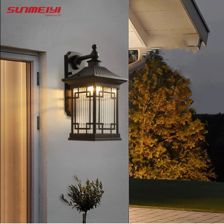 Ngoài Trời chân đèn treo tường giá đỡ đèn Cổ Điển đèn LED Không Thấm Nước Trang Trí Cho Nhà Hiên Biệt Thự