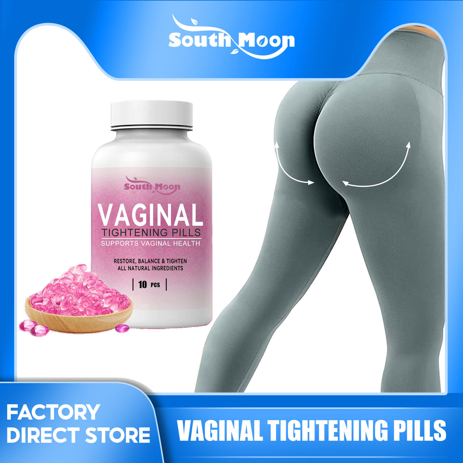 South Moon Hip Lifting Capsules Shape Peach Buttocks Nourish And Care Buttocks Highlight Body Curves And Beautify Buttocks Hip Lifting Soap For Lifting Beautifying Buttocks Honey Peach Hip Shaping Body Cleaning Capsules For Moisturizing Tightening(10pcs) Harga 14 Ringgit*Penghantaran Percuma