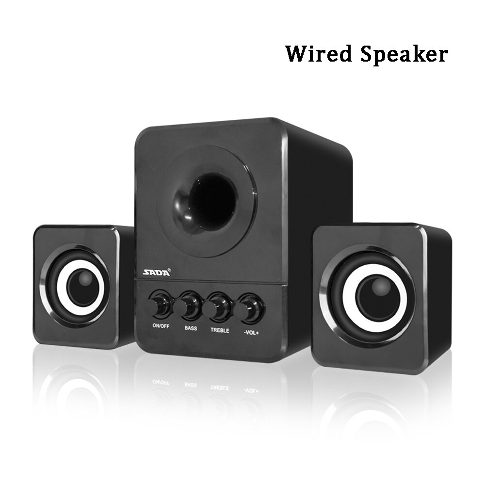 Best Audio System Q8 HiFi Speakers Desktop Speaker Multimedia Mini