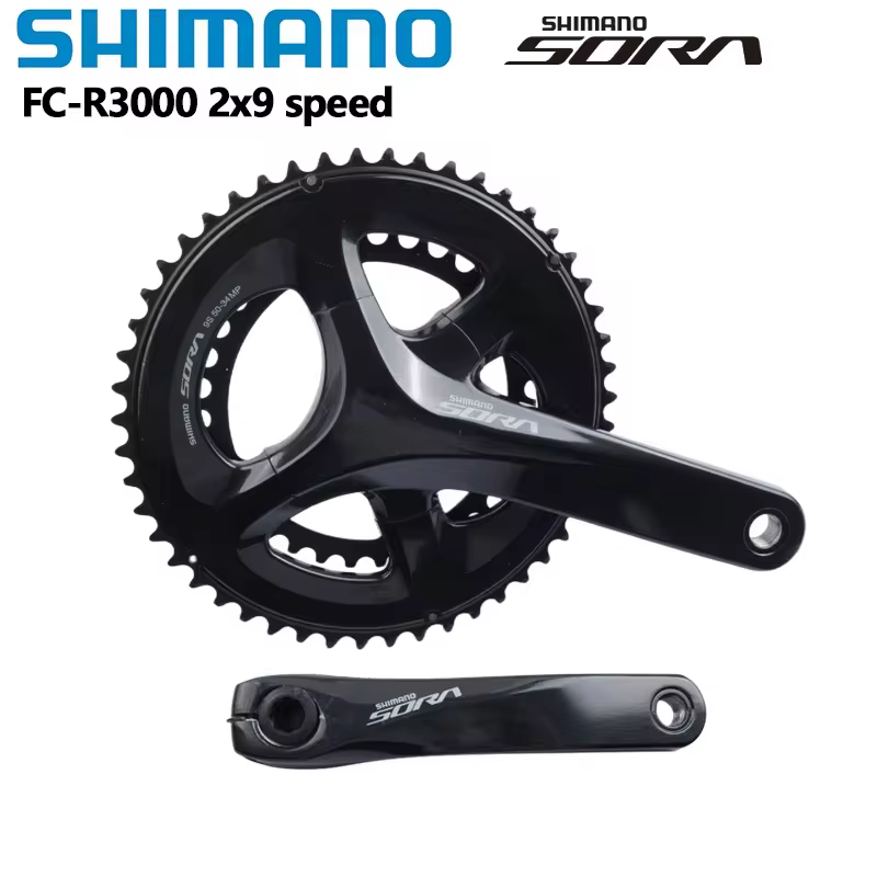 SHIMANO SORA R3000 165mm 50-34t 11-32t SHIMANO SORA R3000 Crankset