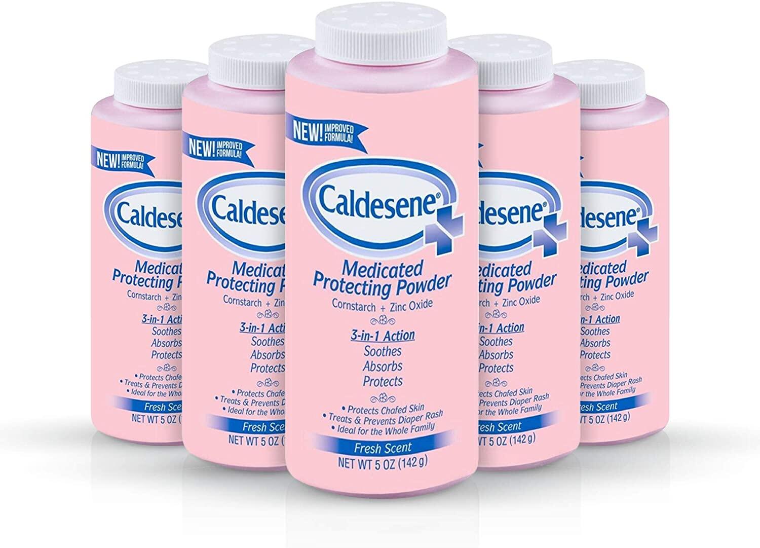 Buy Caldesene Medicated Protecting Powder with Zinc Oxide & Cornstarch, 5 oz (Pack of 5) Online in Vietnam. B00IG0U8BC