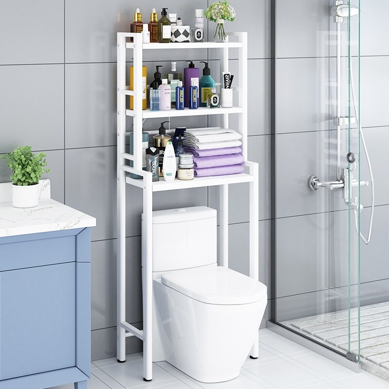 Gambar Toilet bathroom shelf hanging toilet landing shower bathroom toilet washstand washing machine receive frame