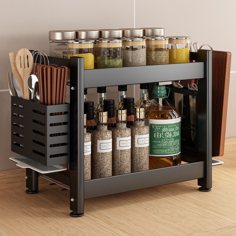 Gambar Spice shelf kitchen multilayer mesa household daqo put condiment box bottle receive province shelf space